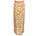 Load image into Gallery viewer, Emilio Pucci Vintage Beige / Purple / Orange / Yellow Multi Printed Silk Maxi Skirt
