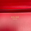 Load image into Gallery viewer, Celine Red Classic Box Calfskin Leather Shoulder Bag
