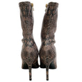 Load image into Gallery viewer, Stella McCartney Coffee Iconic Reptile Print Boots
