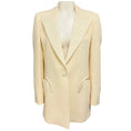 Load image into Gallery viewer, Blaze Milano Ivory One Button Wool Blazer
