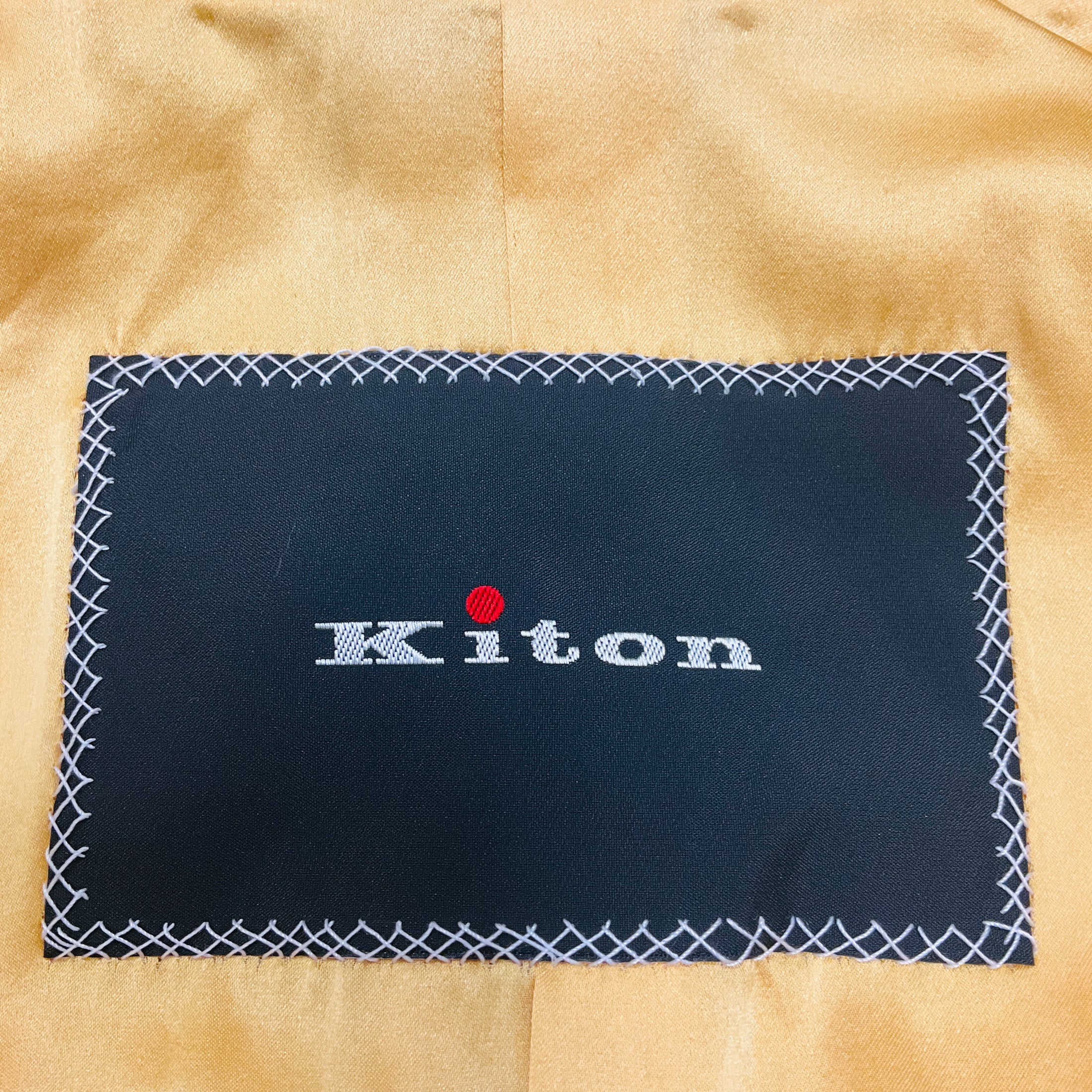 Kiton Mustard Yellow Double Breasted Blazer