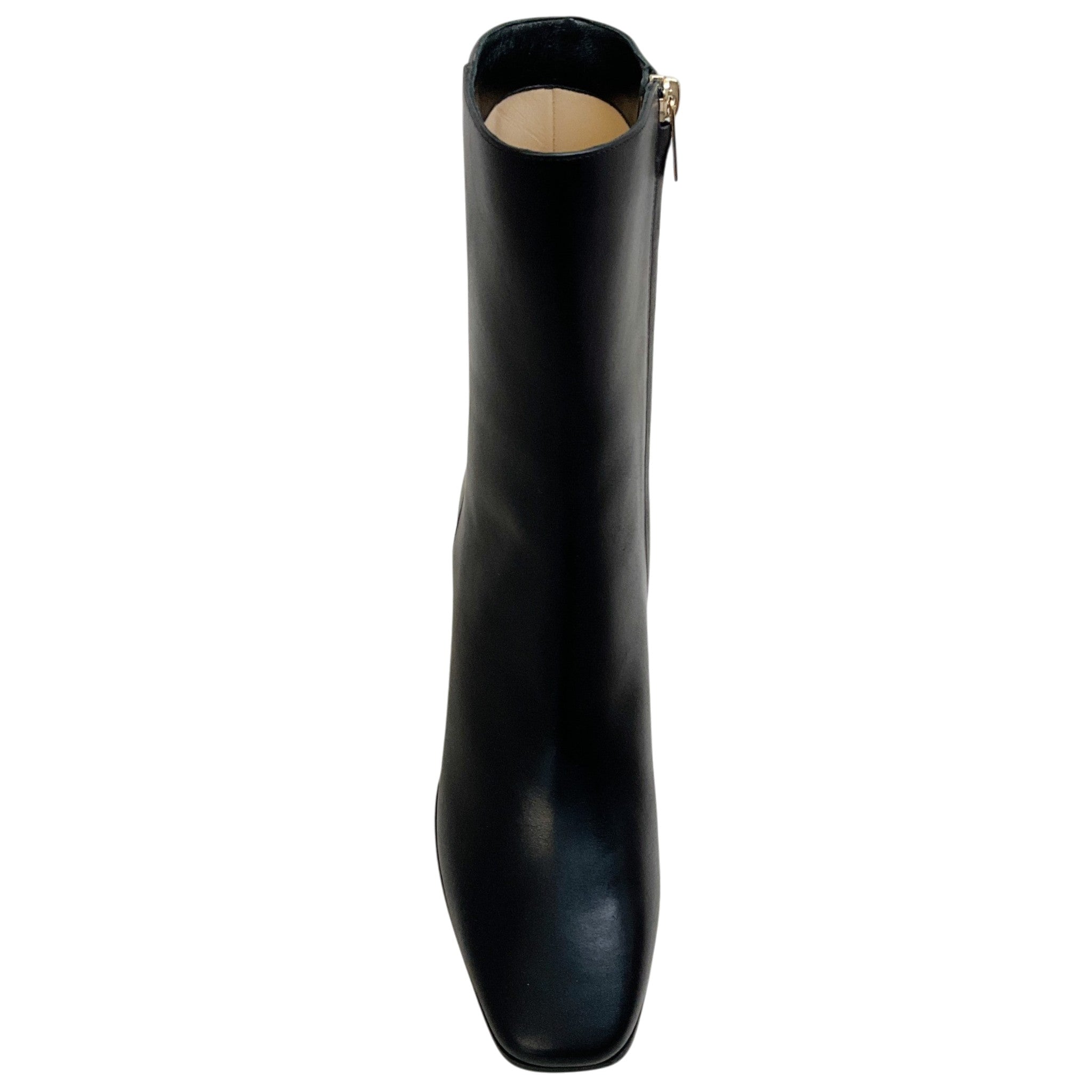 Jimmy Choo Black Leather Loren AB 85 Ankle Boots