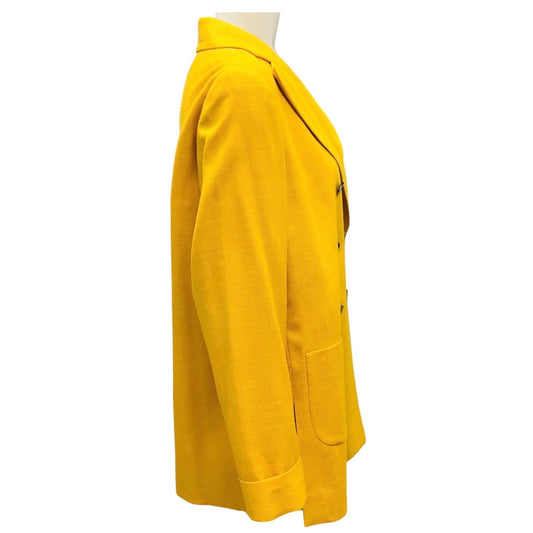 Kiton Mustard Yellow Double Breasted Blazer