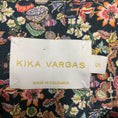 Load image into Gallery viewer, Kika Vargas Black Multi Printed Short Sleeved Cotton Stretch Dress

