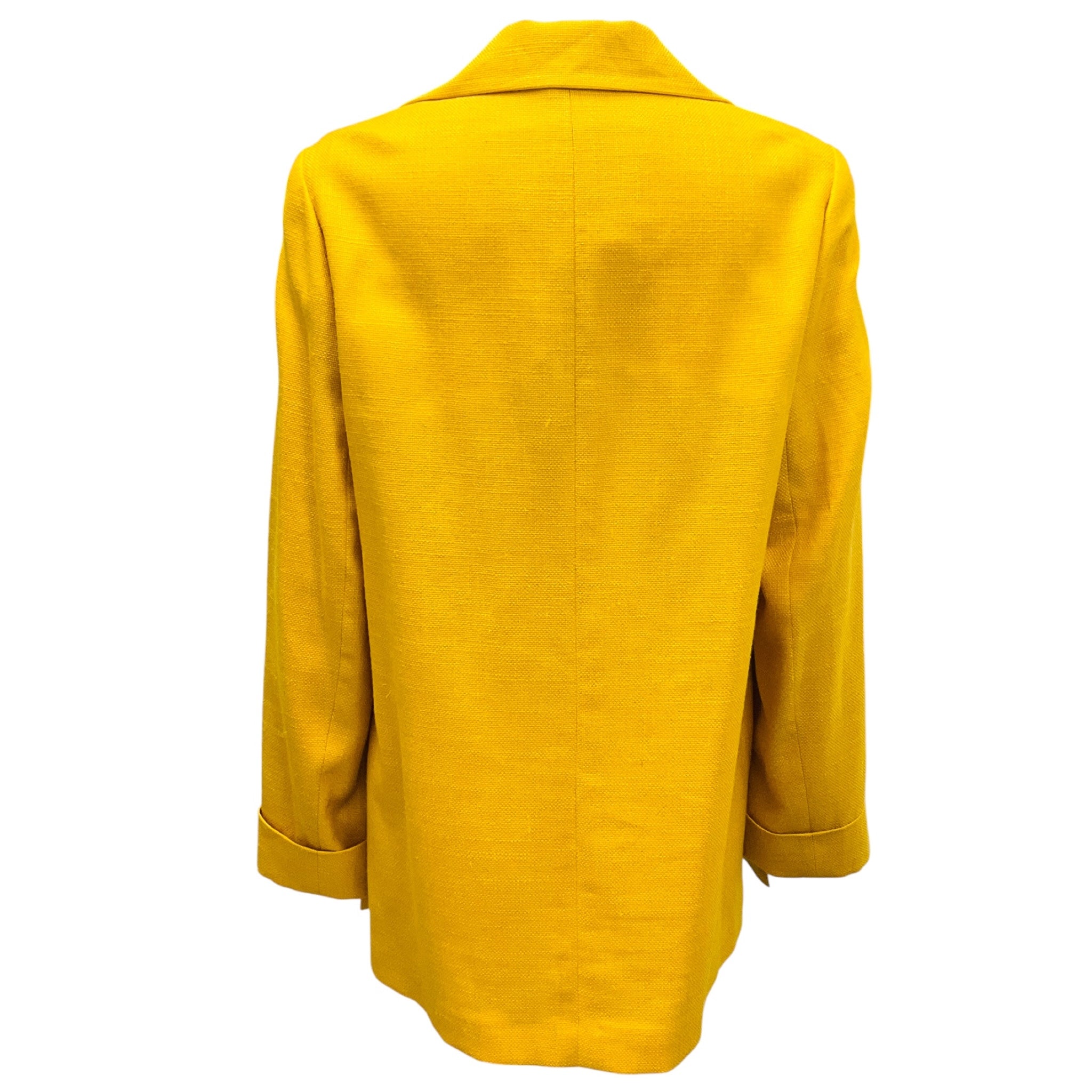 Kiton Mustard Yellow Double Breasted Blazer