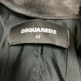 Load image into Gallery viewer, Dsquared2 Black Zip Front Leather Jacket with Fabric Trim
