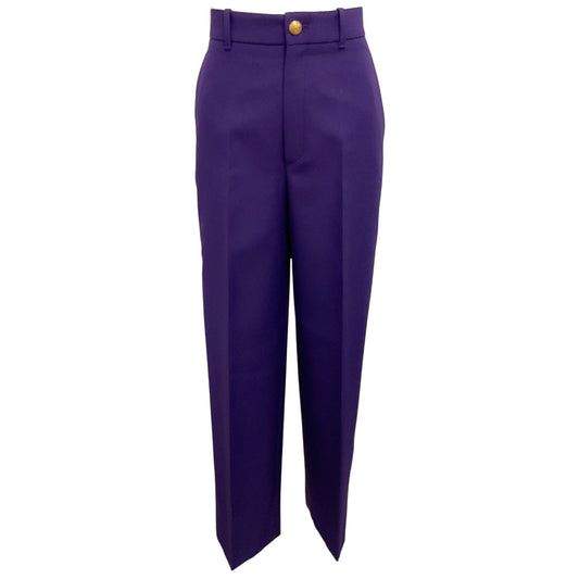Gucci Purple Gauze Trousers