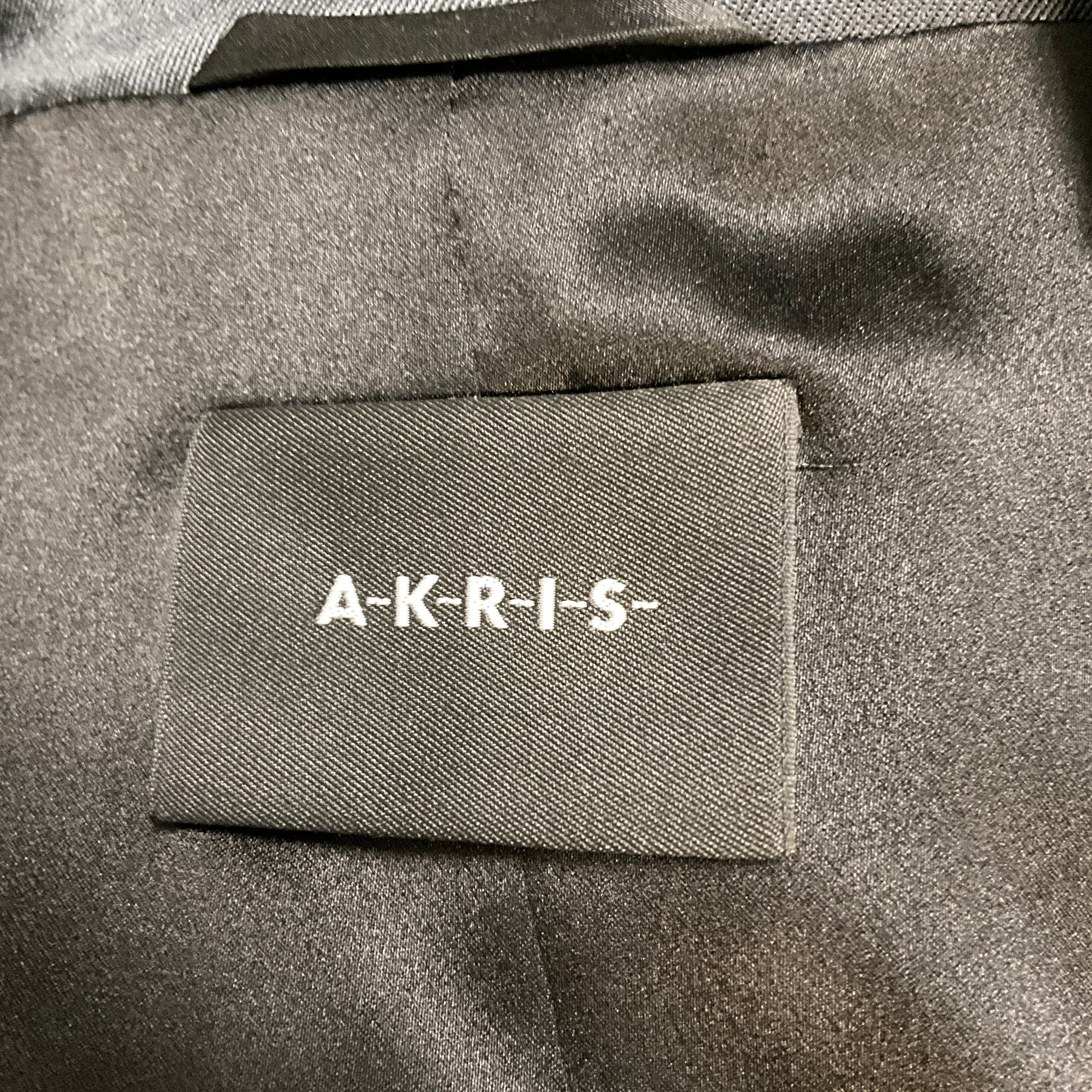 Akris Black Stone Embellished Silk Evening Jacket