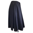 Load image into Gallery viewer, Alexandre Blanc Black / Ivory Pleated Wool Skirt
