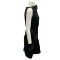 Load image into Gallery viewer, Roland Mouret Black Sleeveless Satin Mini Dress
