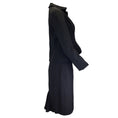 Load image into Gallery viewer, Christian Dior Black Belted Silk Crepe Jacket and Skirt Two-Piece Suit Set
