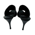 Load image into Gallery viewer, Antonelli Firenze Black Pointed Toe Leather Mule Sandals
