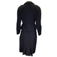 Load image into Gallery viewer, Christian Dior Black Belted Silk Crepe Jacket and Skirt Two-Piece Suit Set

