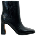 Load image into Gallery viewer, Lana Wilkinson Black Croc Embossed Leather Sam Boots
