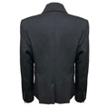 Load image into Gallery viewer, Nili Lotan Navy Blue Button Front Wool Jacket with Four Pockets
