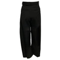 Load image into Gallery viewer, Sacai Black Suiting Wool and Satin Barrel Pants with Belt
