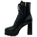 Load image into Gallery viewer, Gianvito Rossi Black Leather York Lace Up Booties
