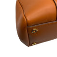 Load image into Gallery viewer, Loro Piana Warm Tan Loom L32 Smooth Calfskin Rounded Leather Tote Bag
