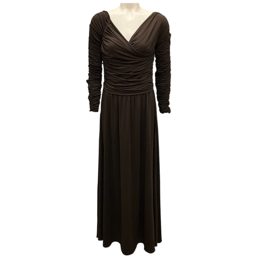 Altuzarra Sable Ruched Long Sleeved Jersey Charlotte Dress