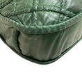 Load image into Gallery viewer, Chanel Green Quilted Lambskin Leather Hidden Chain Hobo Bag
