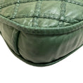 Load image into Gallery viewer, Chanel Green Quilted Lambskin Leather Hidden Chain Hobo Bag
