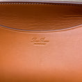 Load image into Gallery viewer, Loro Piana Warm Tan Loom L32 Smooth Calfskin Rounded Leather Tote Bag
