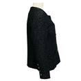 Load image into Gallery viewer, Chanel Black Boucle Tweed Jacket with CC Logo Buttons
