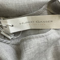 Load image into Gallery viewer, Hubert Gasser Light Grey Long Sleeved Plaid Hem Cotton Dress
