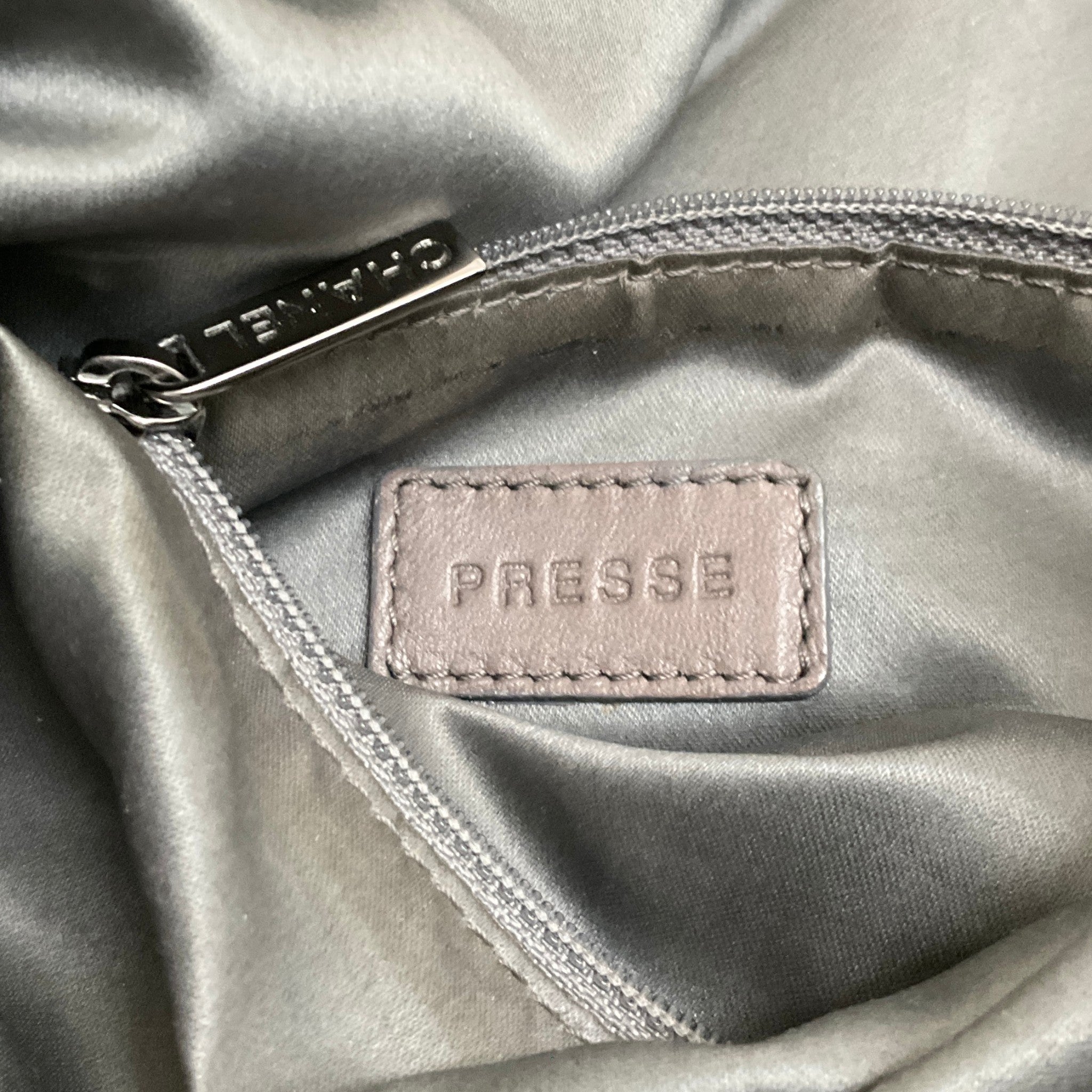 Chanel Green Quilted Lambskin Leather Hidden Chain Hobo Bag