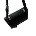 Load image into Gallery viewer, Givenchy Black / Silver Chain Trimmed Leather Crossbody Bag

