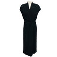 Load image into Gallery viewer, Dries van Noten Black Textured Dillan Midi Dress

