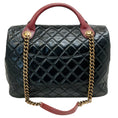 Load image into Gallery viewer, Chanel Paris Edinburgh Black Glazed Calfskin Leather Castle Rock Flap Bag
