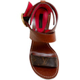 Load image into Gallery viewer, Louis Vuitton Mono Criss Cross Sandals
