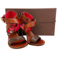 Load image into Gallery viewer, Louis Vuitton Mono Criss Cross Sandals
