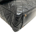 Load image into Gallery viewer, Chanel Paris Edinburgh Black Glazed Calfskin Leather Castle Rock Flap Bag
