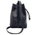 Load image into Gallery viewer, Goyard Navy Blue Goyardine Petit Flot Bucket Bag PM
