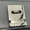 Load image into Gallery viewer, Givenchy Black / Silver Chain Trimmed Leather Crossbody Bag
