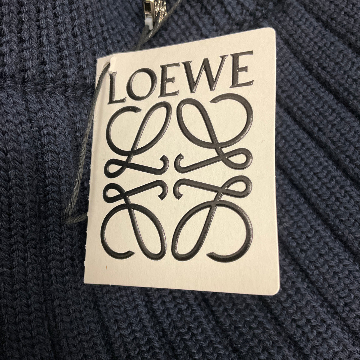 Loewe Navy Blue / Marino Layered Wool Knit Skirt Trousers