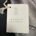 Load image into Gallery viewer, Brunello Cucinelli Gunmetal / Silver Metallic Tailored Double Breasted Blazer
