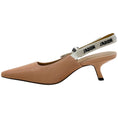 Load image into Gallery viewer, Christian Dior Nude Logo J'Adior Slingback Pumps
