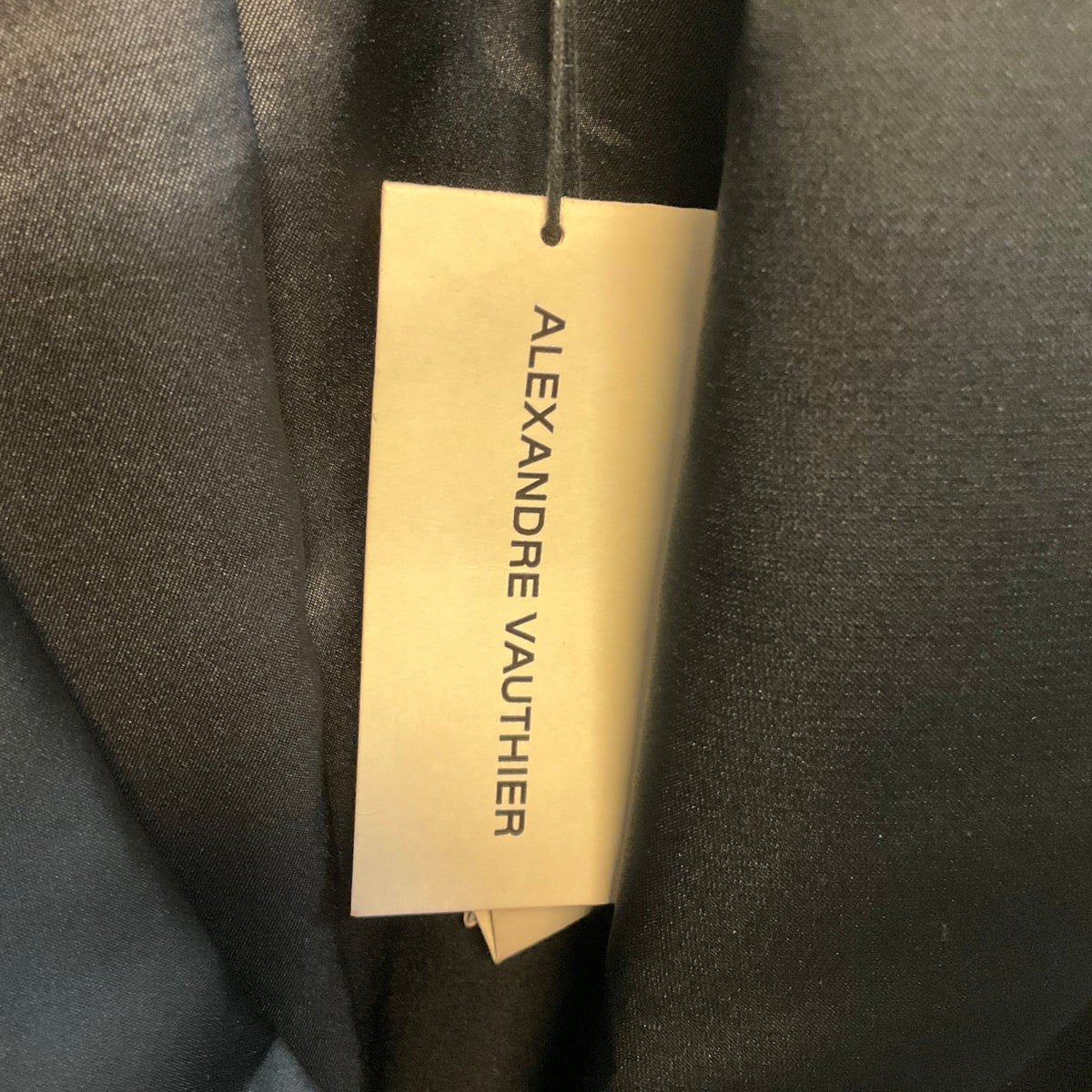 Alexandre Vauthier Black Crystal Embellished Velvet Tuxedo Blazer