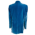 Load image into Gallery viewer, Blaze Milano Blue Double Breasted Velvet Everynight Blazer
