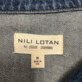 Load image into Gallery viewer, Nili Lotan Blue Simon Wash Patch Pocket Georgy Denim Jacket
