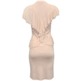 Load image into Gallery viewer, Givenchy Light Pink Rib Knit Dress with Flutter Sleeves
