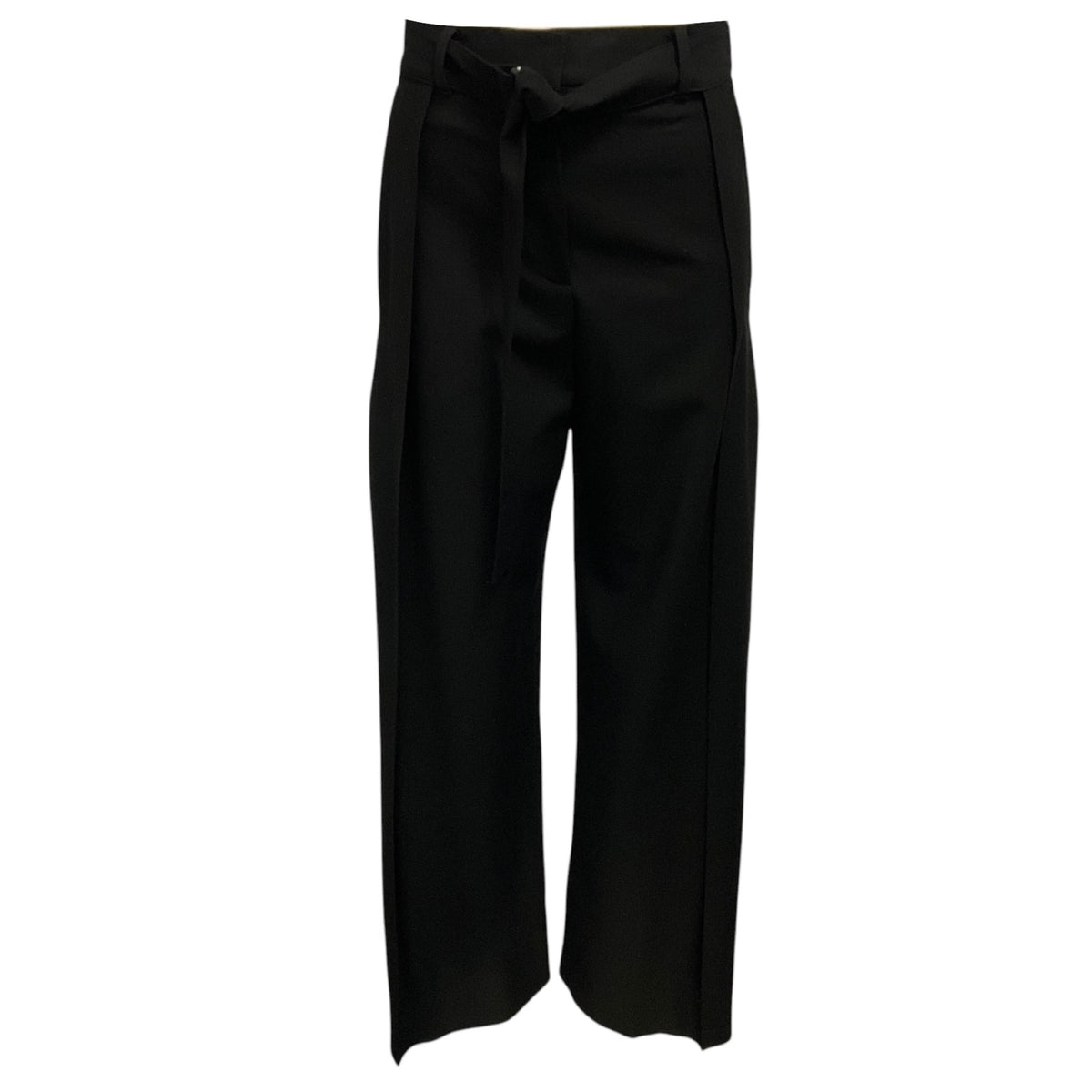 Loewe Black Belted Tailored Wool Trousers