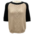 Load image into Gallery viewer, St. John Camel Caviar Spring Wool Knit Sweater
