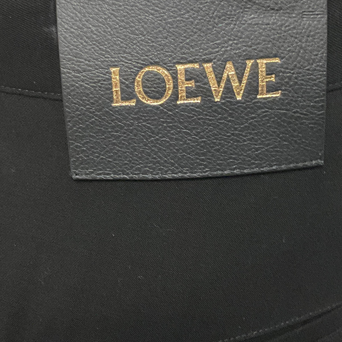 Loewe Black Belted Tailored Wool Trousers