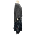 Load image into Gallery viewer, Thakoon Grey / Navy Blue Tweed and Paisley Dress
