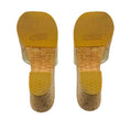 Load image into Gallery viewer, Veronica Beard Gold Metallic Paulita Platform Wedge Sandals
