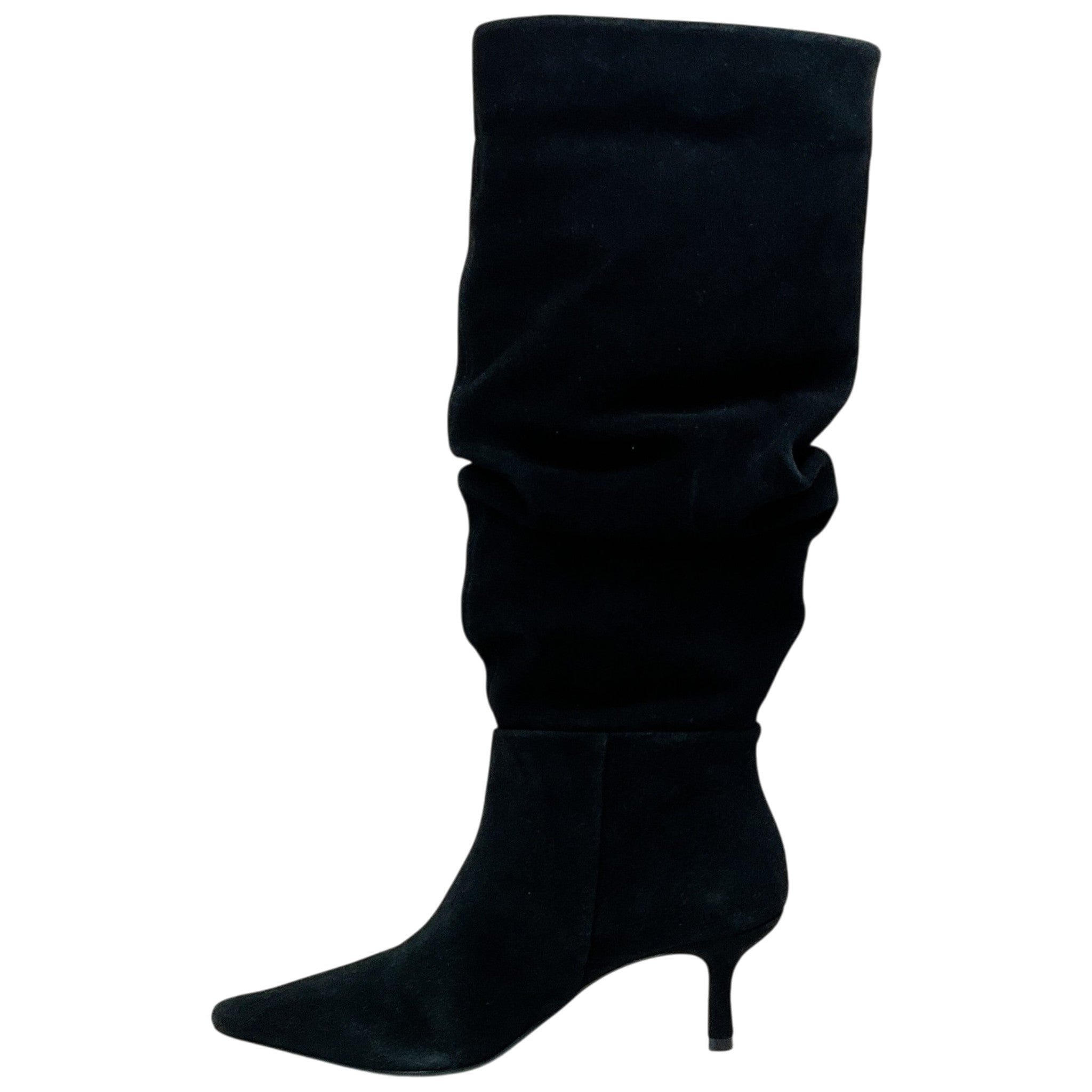 Simkhai Black Suede Jordi Slouch Boots